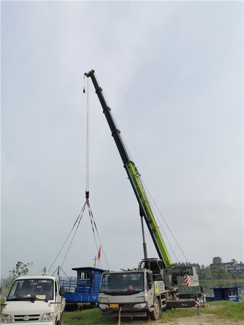 寻甸桥梁建设吊装案例